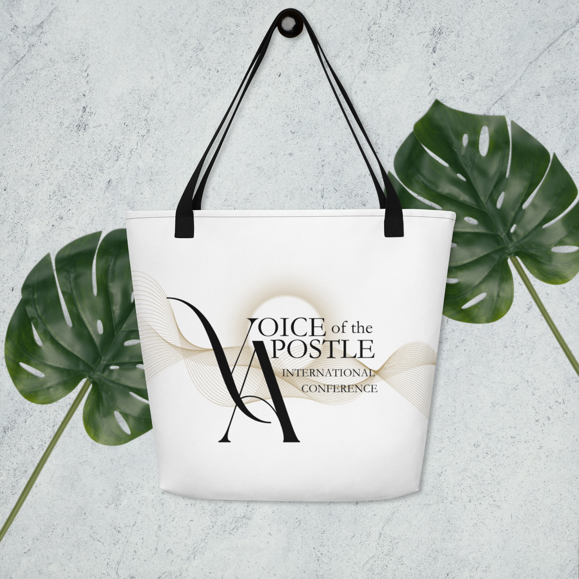 VAIC All-Over Print Large Tote Bag